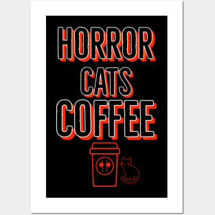 Horror, Cats, Coffee Posters and Art